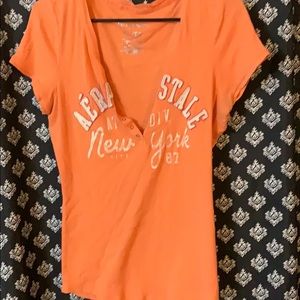 Orange graphic Henley